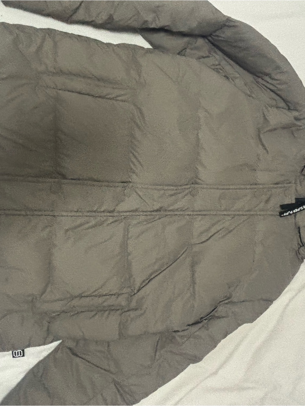 Aritzia Women's Ski Puffer Jacket in Olive